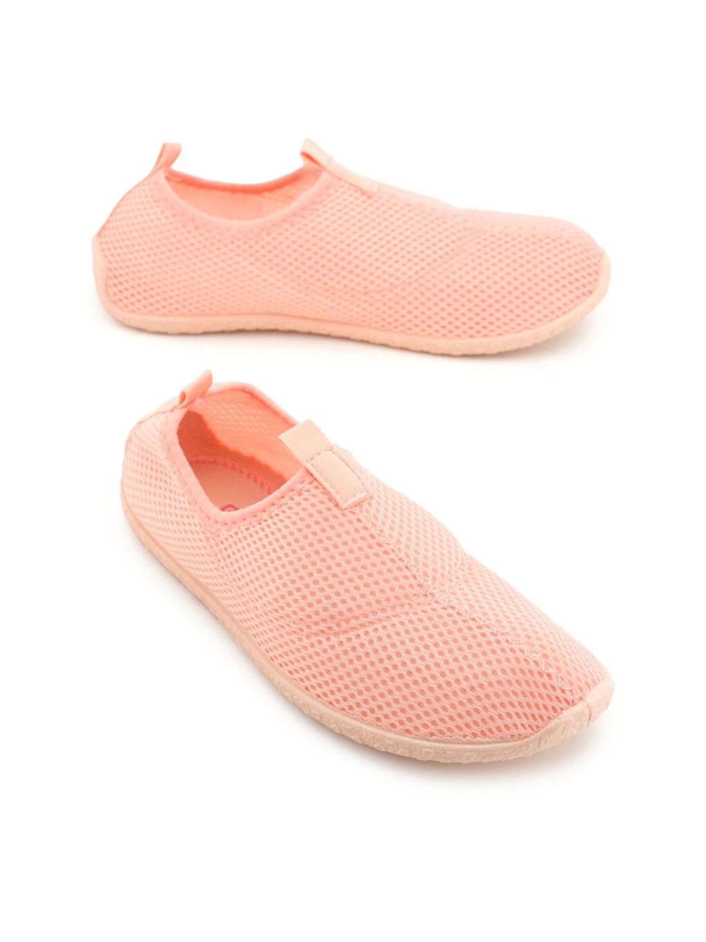 Pembe Kadın Yazlık PVC Esnek Taban Plaj Deniz Havuz Ayakkabı