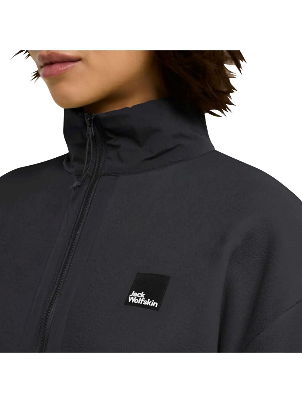 Sumetro Fz Kadın Siyah Polar Ceket-1