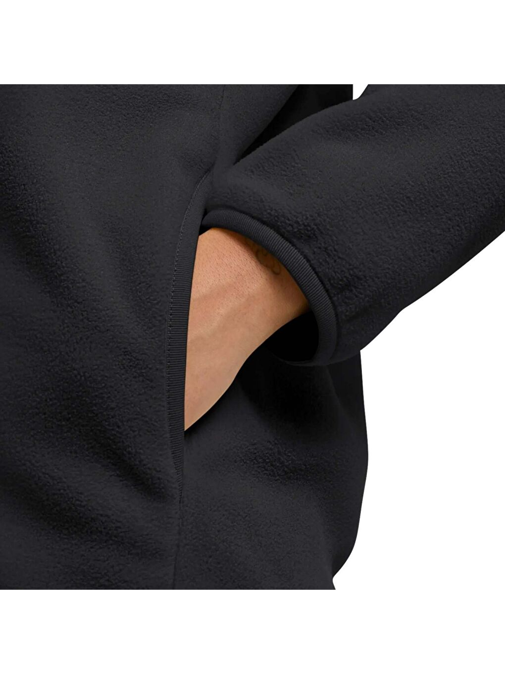 Sumetro Fz Kadın Siyah Polar Ceket-2