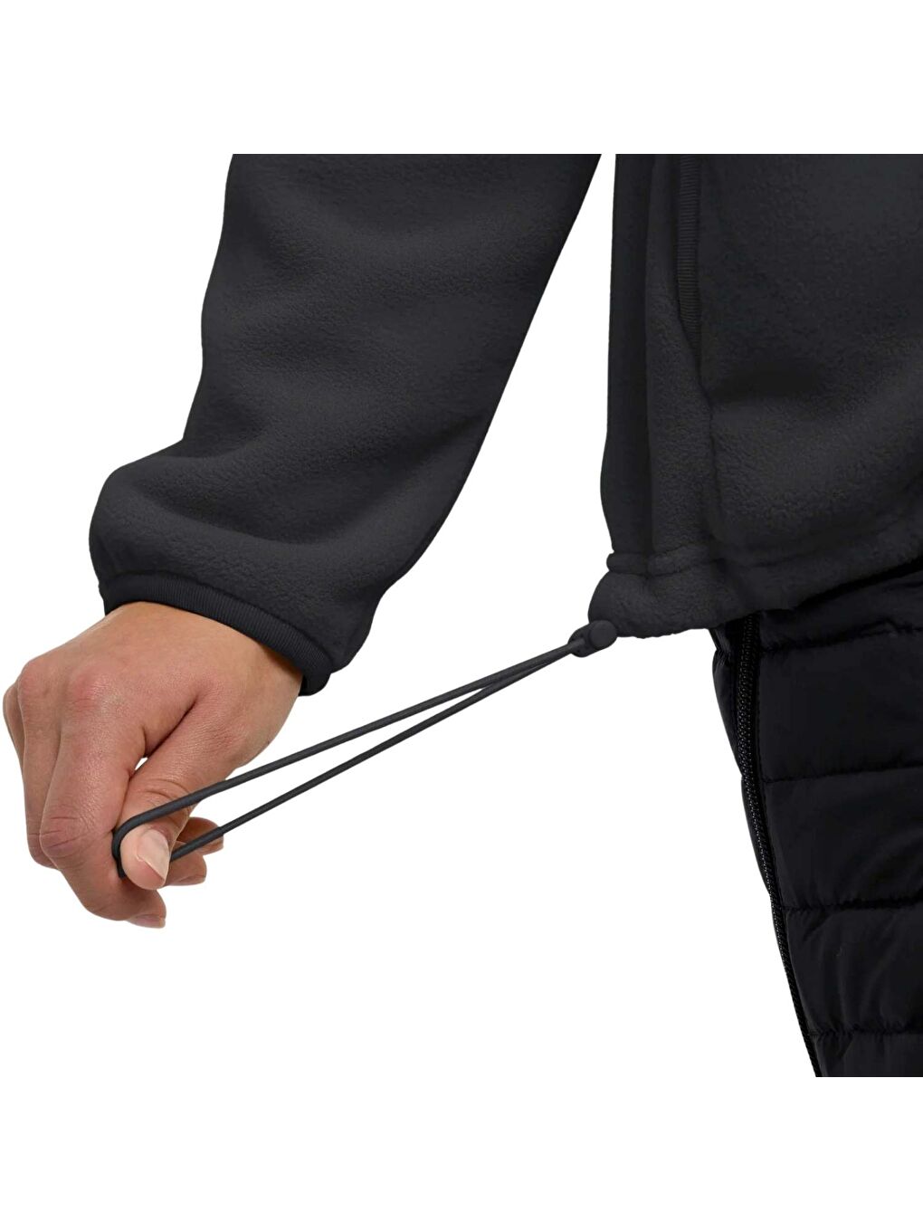 Sumetro Fz Kadın Siyah Polar Ceket-3