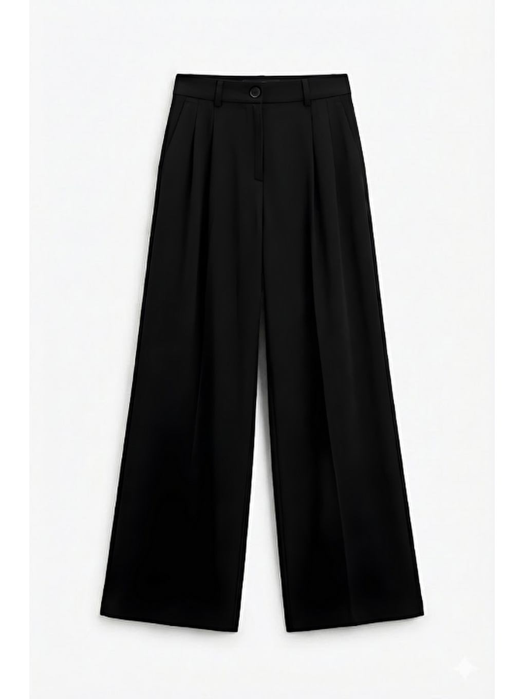 Palazzo Pantolon Siyah-4