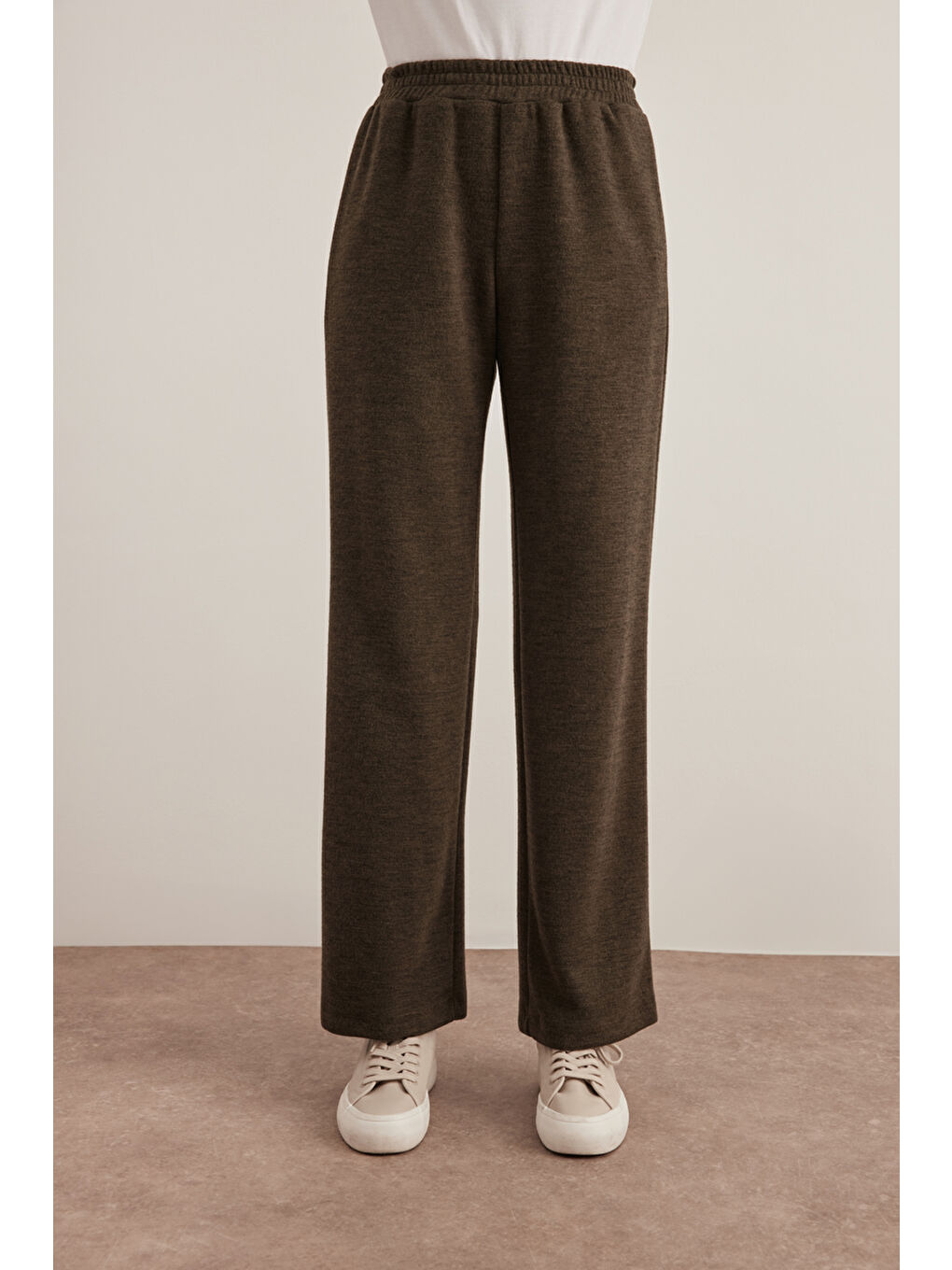 Haki Geniş Kesim Pantolon-1