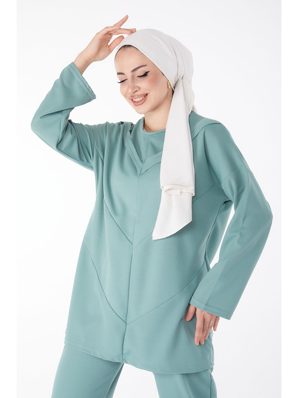 Yeşil Tunik Pantolon Mint - 13139-1