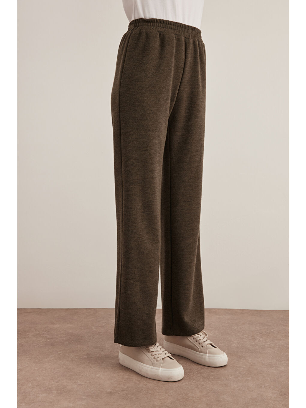 Haki Geniş Kesim Pantolon-2