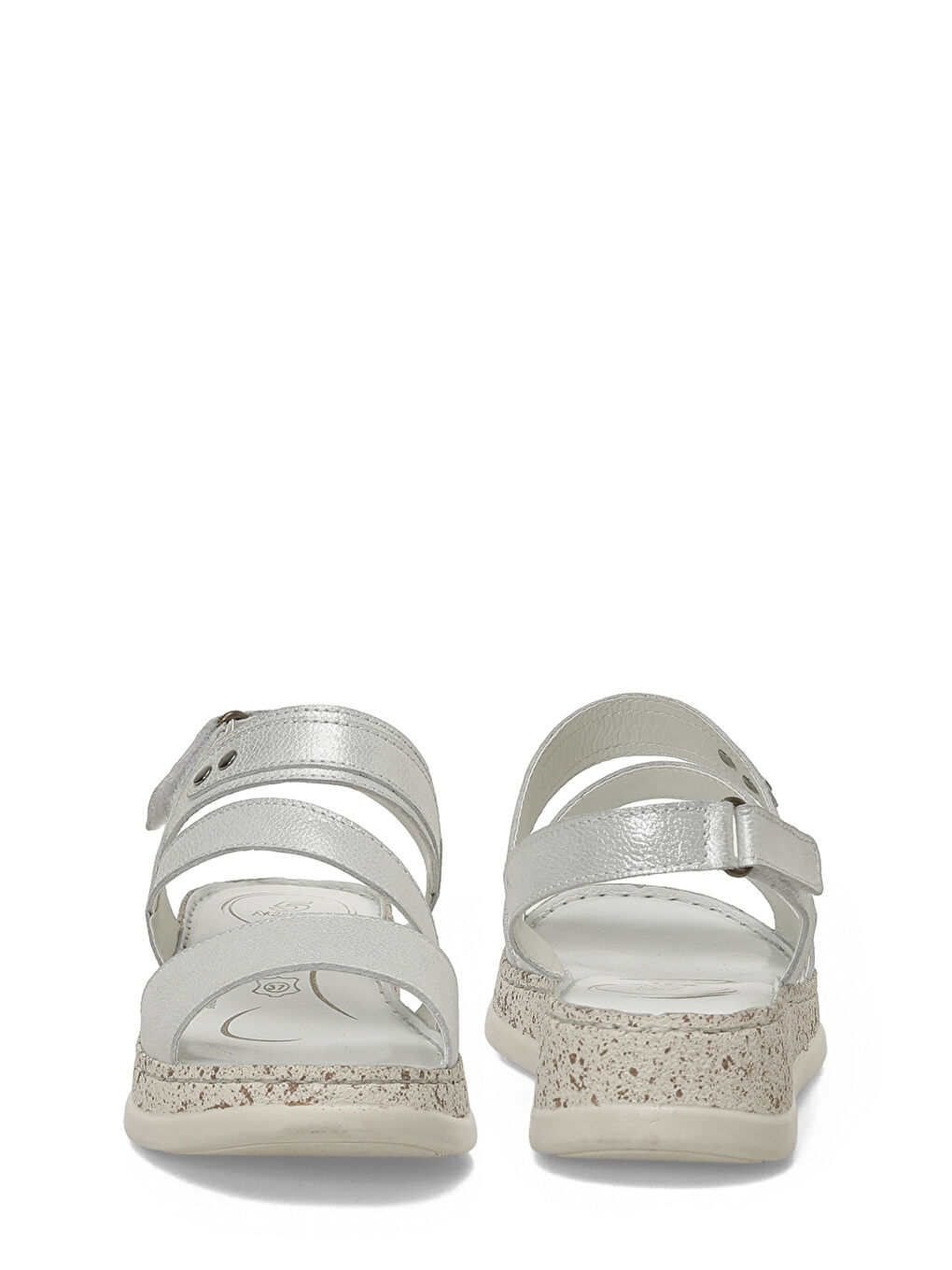 105790.Z6FX Beyaz Kadın Comfort Sandalet-4