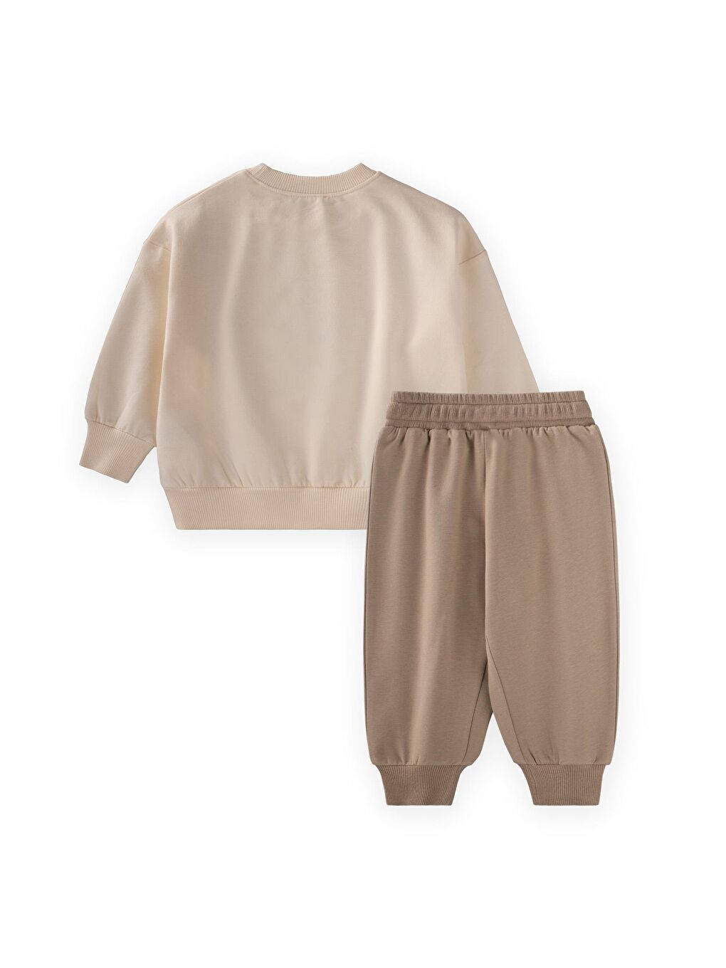 Sweatshirt Takım 1-7 Yaş Ekru S Vizon-1