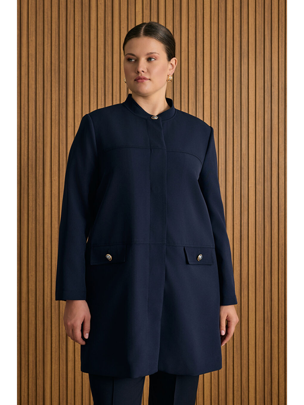 Lacivert Dokuma Kap-2