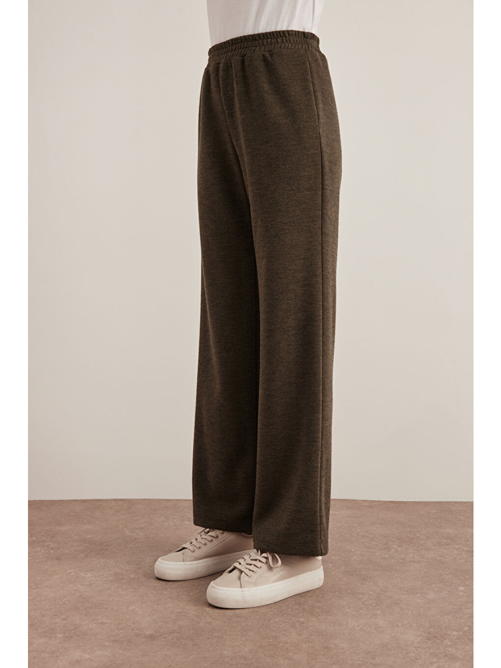 Haki Geniş Kesim Pantolon-3