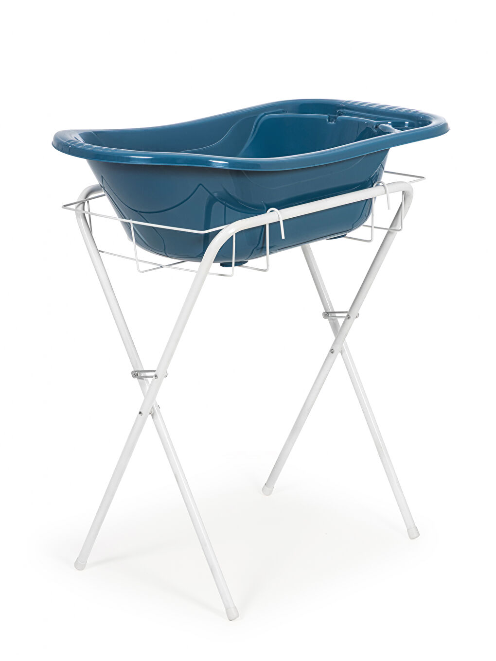 Ayaklı Küvet Seti 7 Parça İndigo Mavi-1