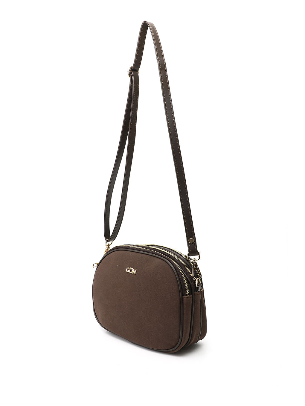 Kahverengi Kadın AÇIK KAHVERENGİ Uzun Askılı Omuz Çantası-2