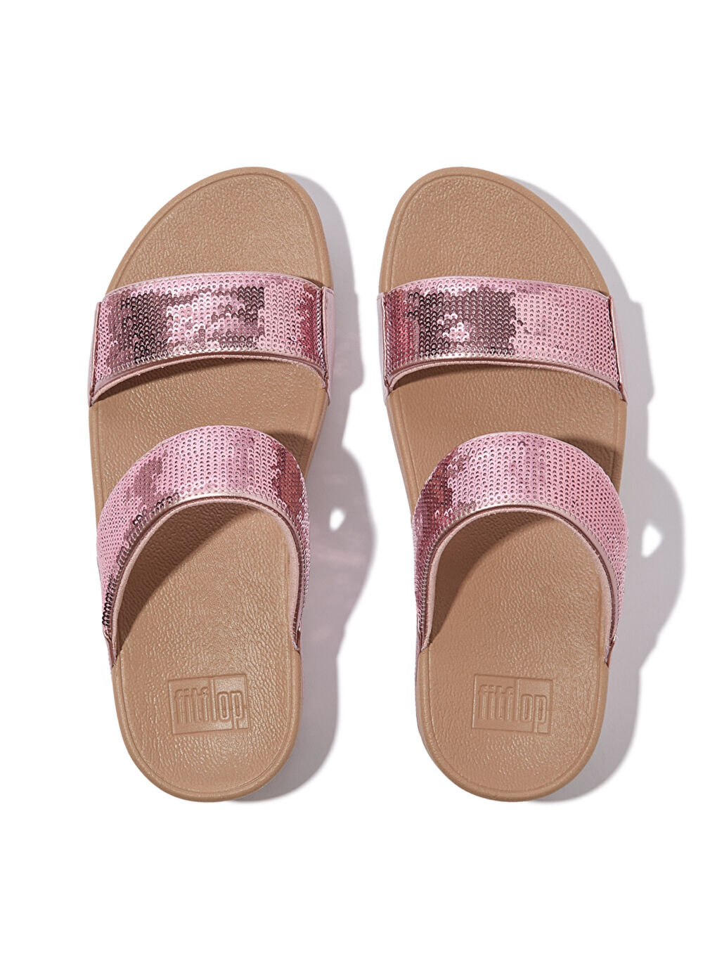Pembe Kadın Terlik JF2-090 /675 /B50 LULU Sequin Slides-3