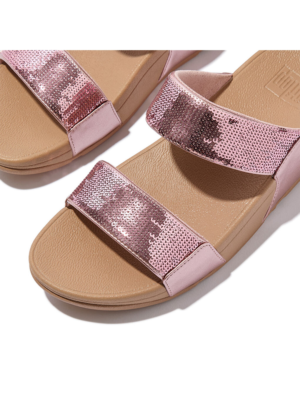 Pembe Kadın Terlik JF2-090 /675 /B50 LULU Sequin Slides-4