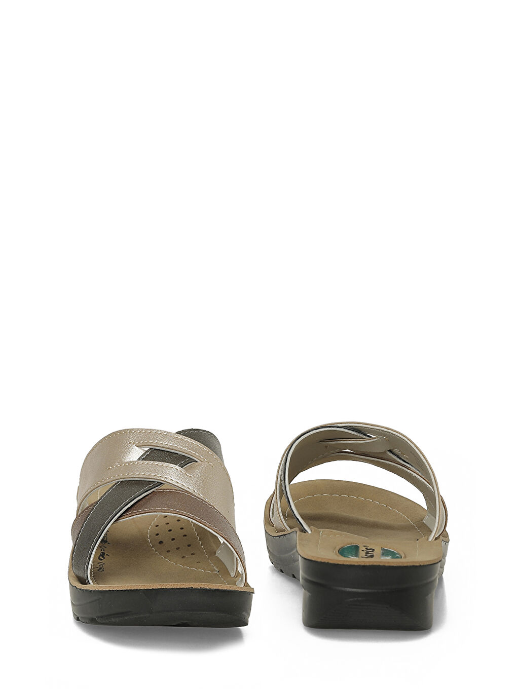 Sarı 409003.Z6FX Altın Kadın Terlik-4