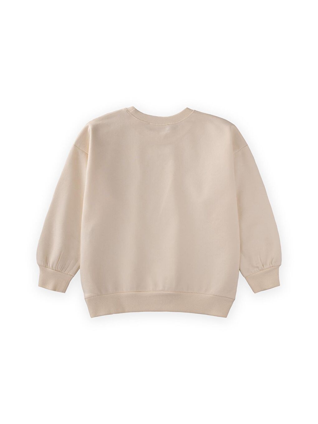 Pullu Sweatshirt 2-10 Yaş Ekru-1
