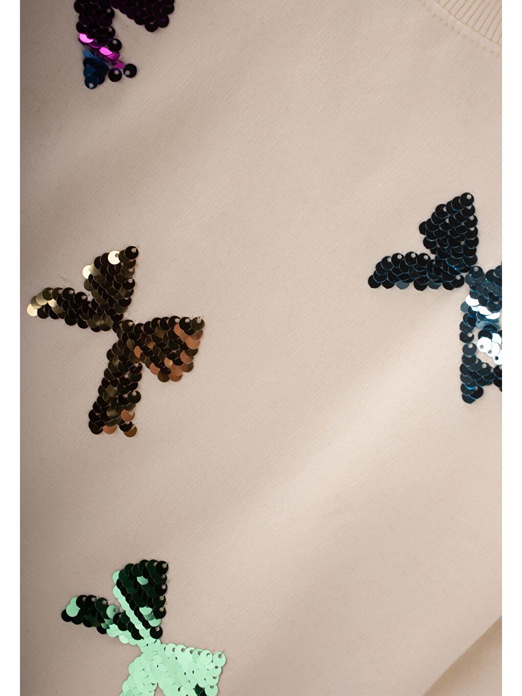 Pullu Sweatshirt 2-10 Yaş Ekru-2