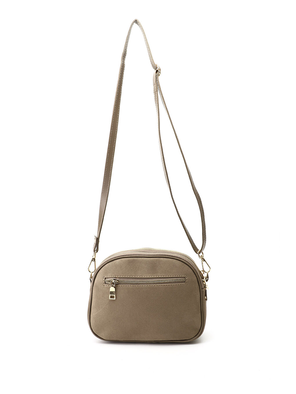 Kahverengi Kadın AÇIK VİZON Uzun Askılı Omuz Çantası-3