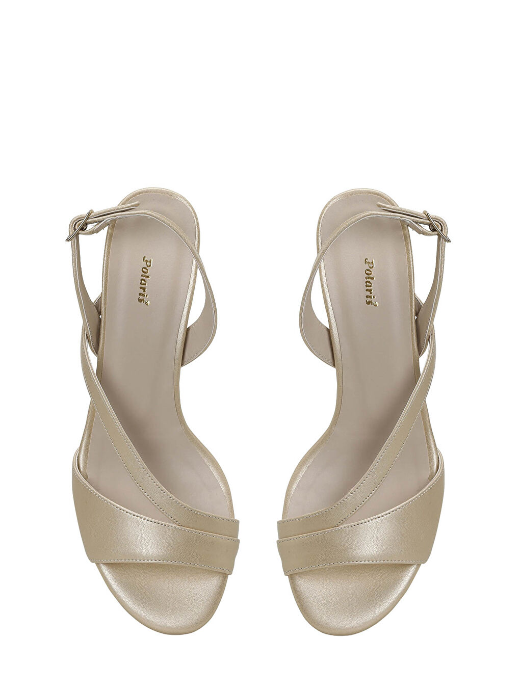 Sarı 327115.Z 6FX Altın Kadın Topuklu Sandalet-3