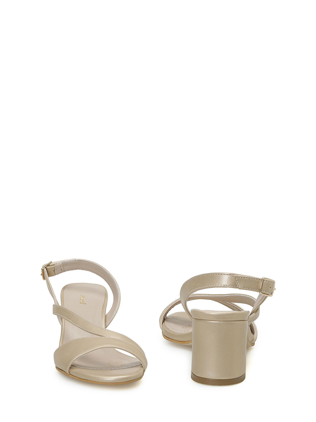 Sarı 327115.Z 6FX Altın Kadın Topuklu Sandalet-4