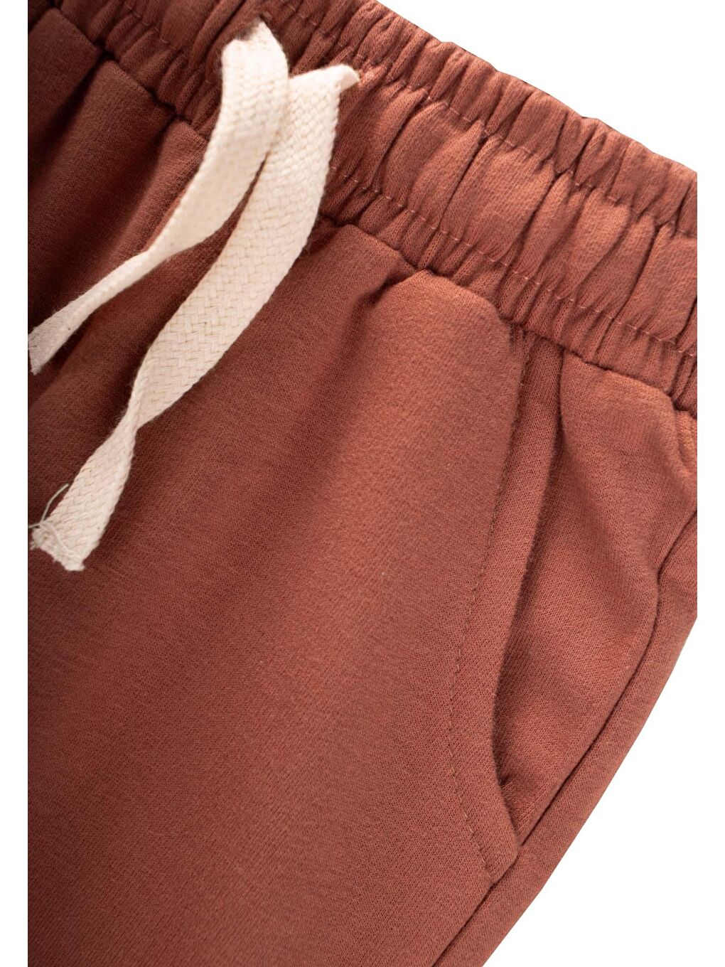 Kahverengi Cepli Eşofman 1-10 Yaş Kiremit-2