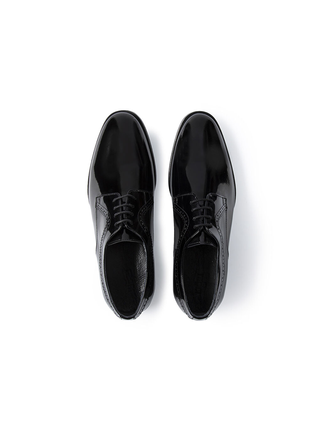 Siyah Klasik Rugan Deri Ayakkabı-4