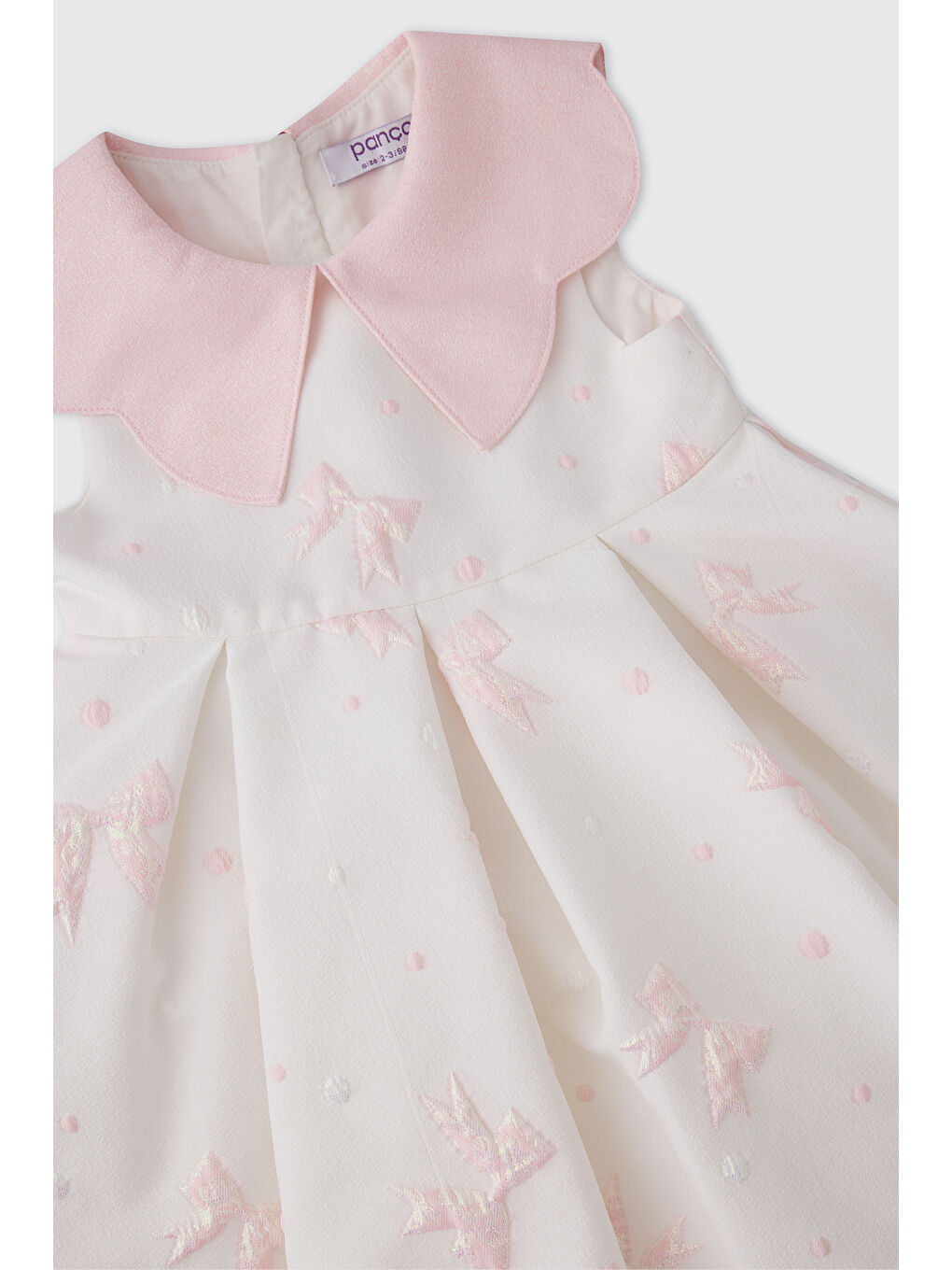 Kız Bebek Pembe Parti Elbisesi-2