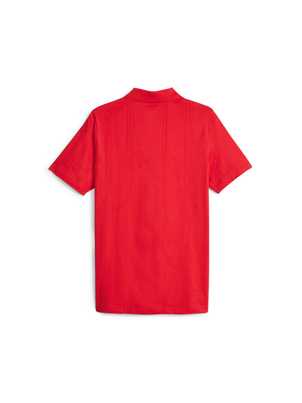 Kırmızı SCUDERIA FERRARI Style Jacquard Polo-1