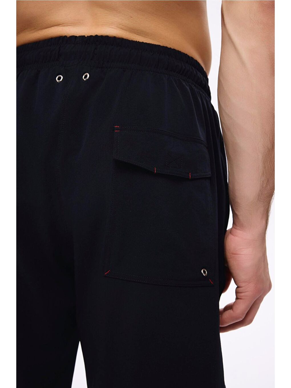 Yelken Nakışlı Lacivert Erkek Kısa Havuz Ve Deniz Şortu 5064-3