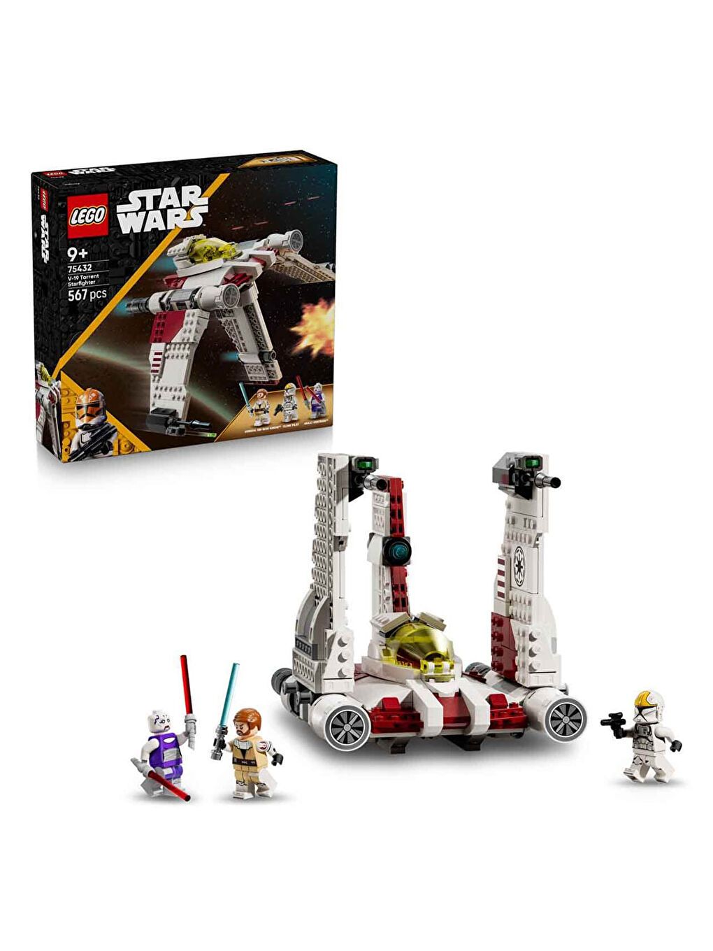 Star Wars V-19 Torrent Starfighter 75432