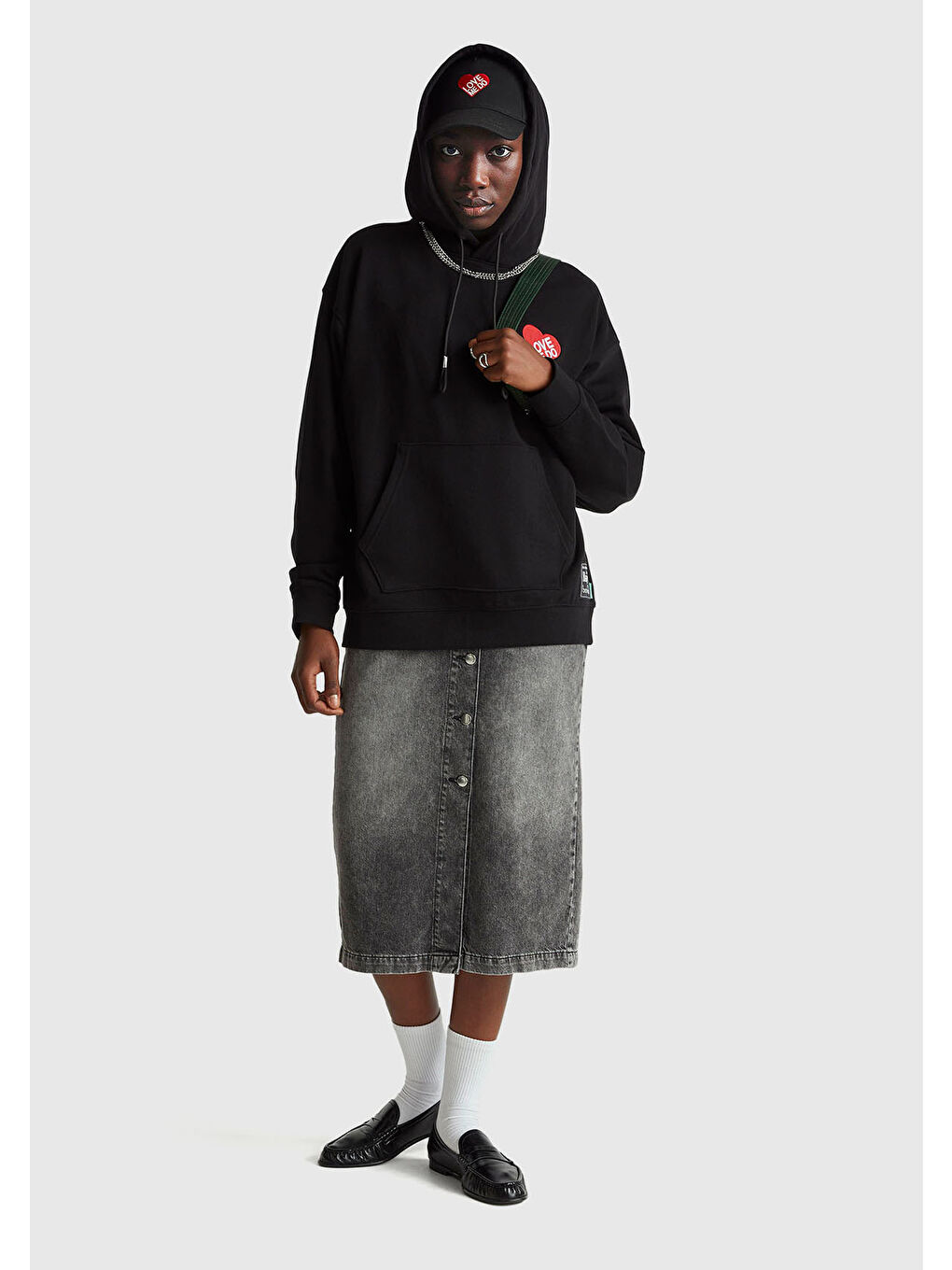 Karışık Unisex Pamuk Viskoz Karışımlı The Beatles Kapüşonlu Sweatshirt-5