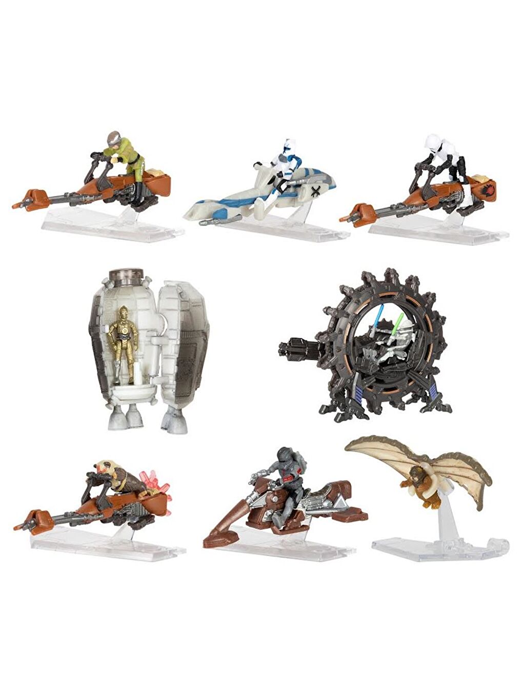 Star Wars Mikro Figür ve Araç Mini Sürpriz Paket Seri-4 SWJ0072