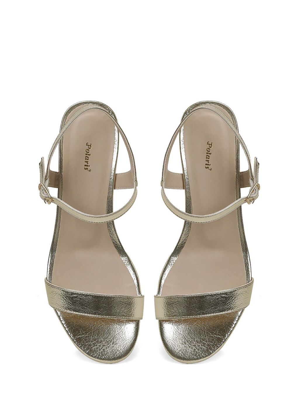 Sarı 327107.Z 6FX Altın Kadın Topuklu Sandalet-3