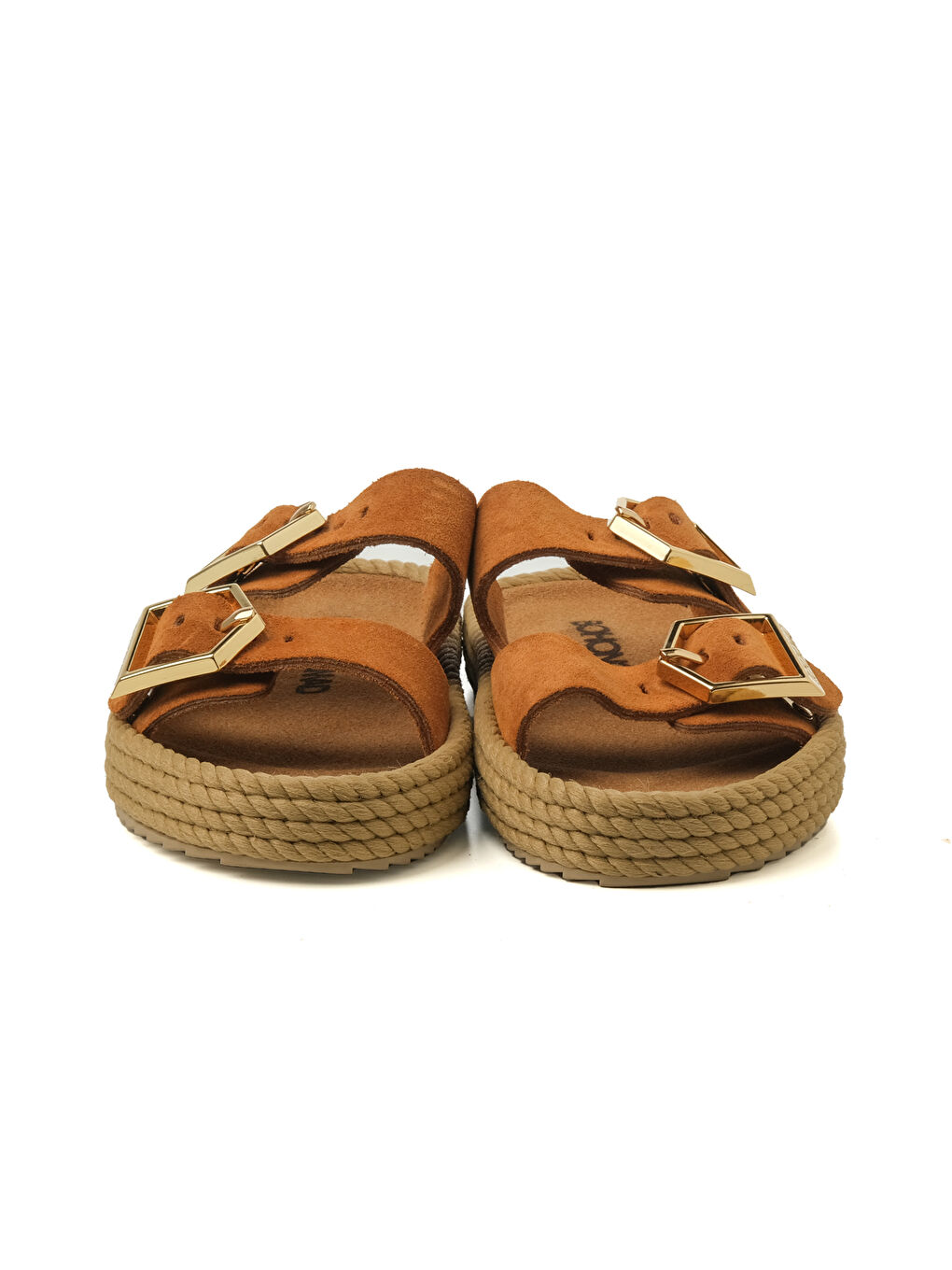 Kahverengi SYD12-00055 Sydney Kadın Terlik Rust-1