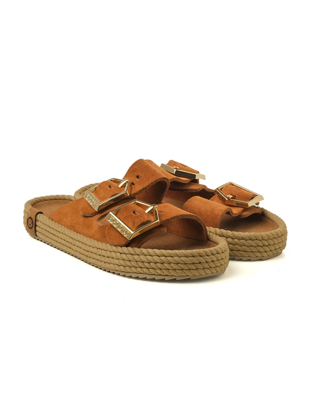 Kahverengi SYD12-00055 Sydney Kadın Terlik Rust-2