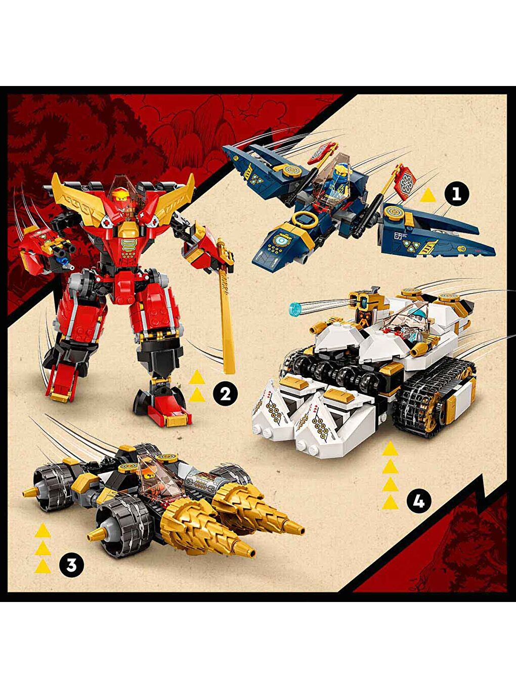 NINJAGO Ninja Ultra Kombo Robot 71765-4