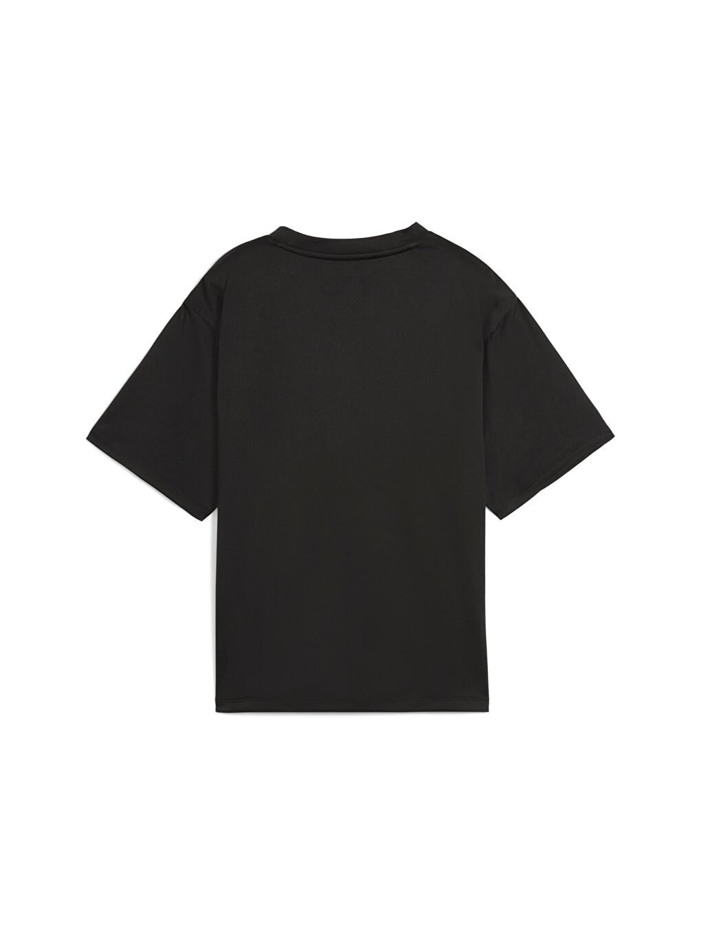 Siyah TAD ESSENTIAL Kadın Geniş Kesim Tişört-3