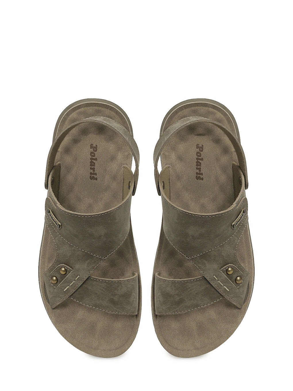 Bej 410014.M6FX Vizon Erkek Sandalet-3