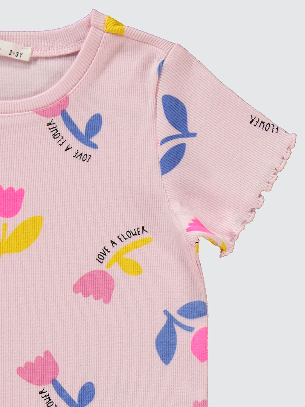Girls Kız Çocuk Pijama Takımı 2-5 Yaş Gül Pembe-2