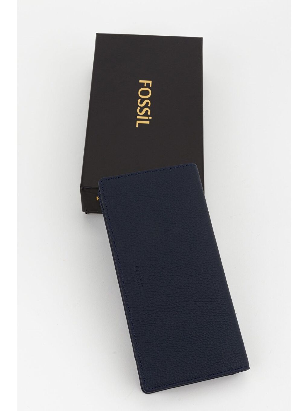 Lacivert Kutulu Hakiki Deri Ekstra Kartlıklı Crayz Haki Unisex El Portföyü Kartlık Cüzdan-4