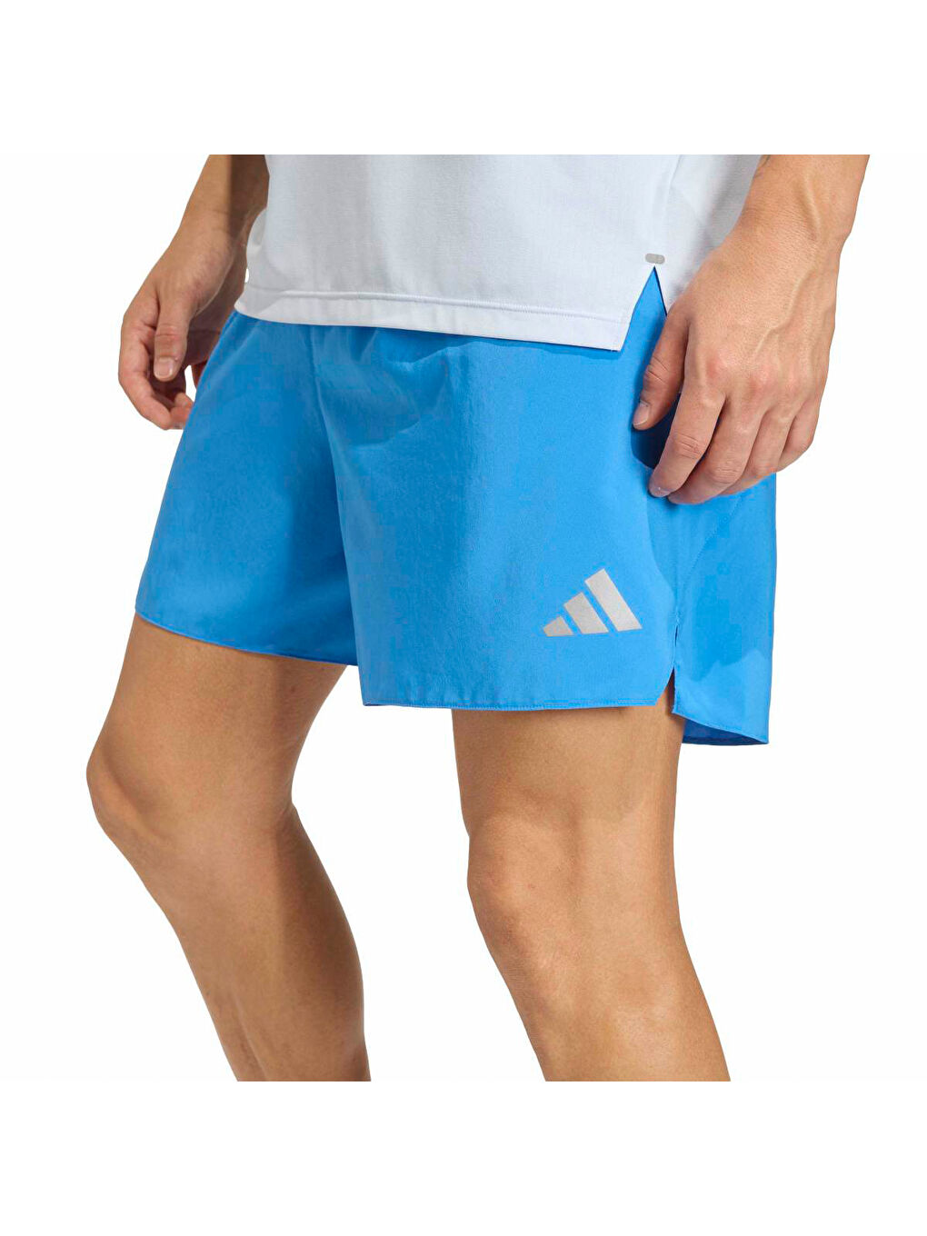 Running Essentials Erkek Mavi Şort-1