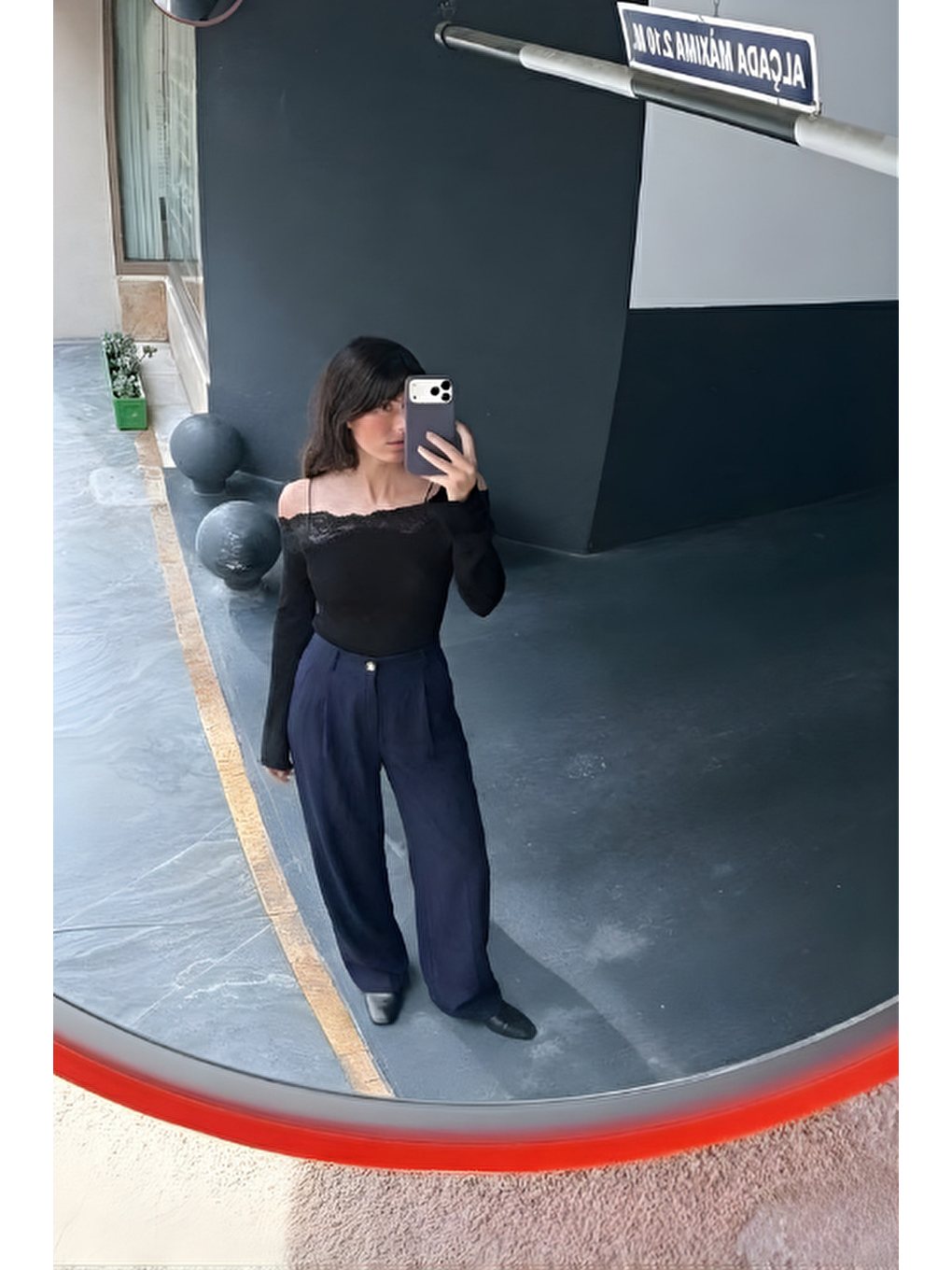 Palazzo Pantolon Lacivert-3