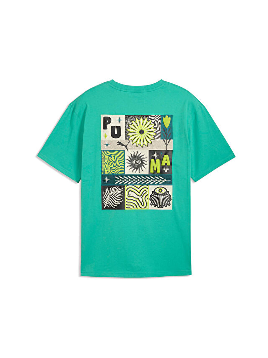 Sunset Drive Relaxed Tee Erkek Günlük Tişört 63439540 Yeşil-1