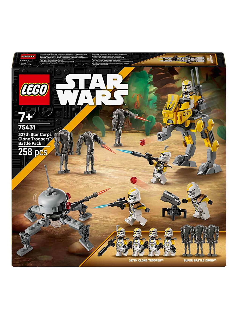 Star Wars 327. Star Corps Klon Trooper Savaş Paketi 75431-4