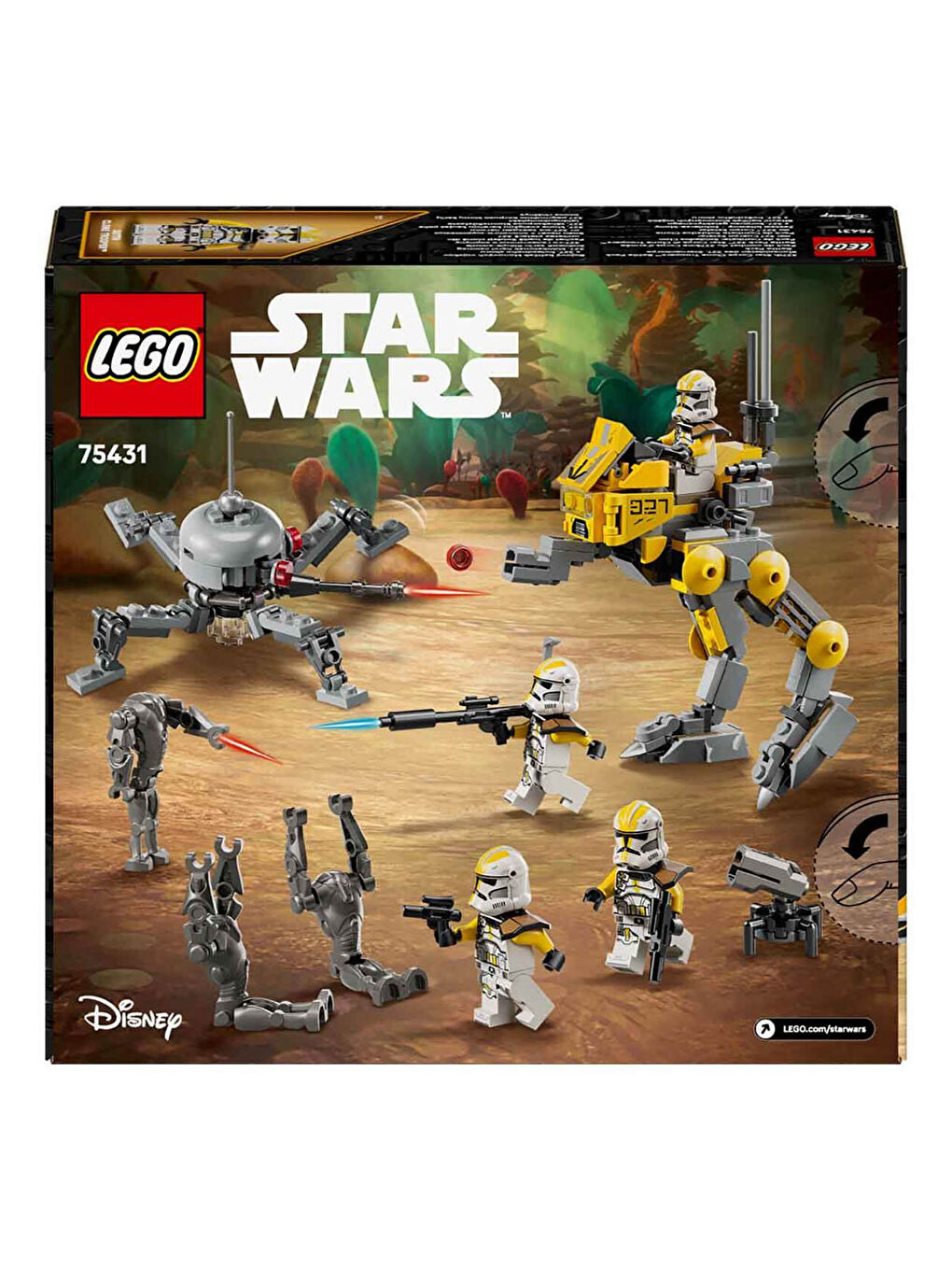 Star Wars 327. Star Corps Klon Trooper Savaş Paketi 75431-5