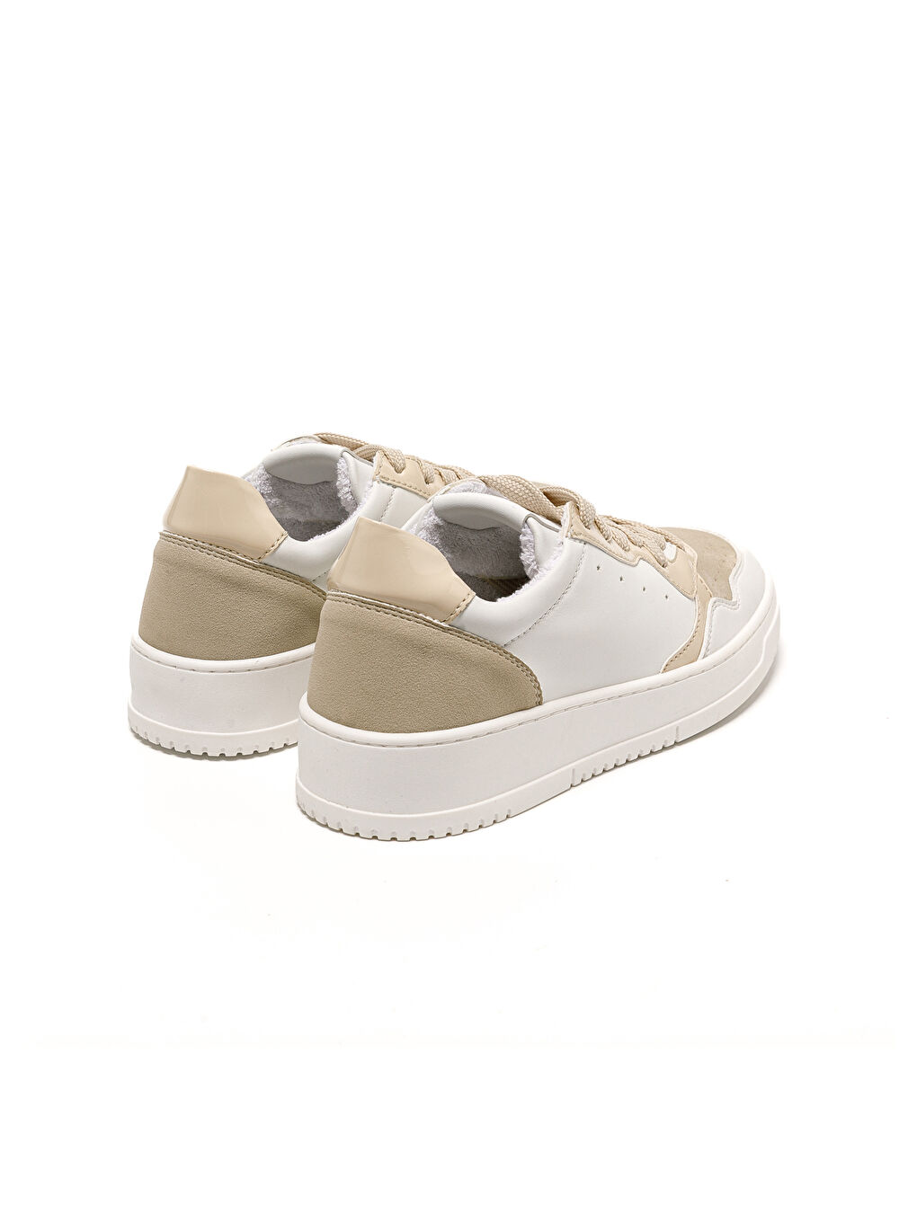 Bej Kadın Sneaker 115580CO LONDON 5580CO Beige Bianco-4