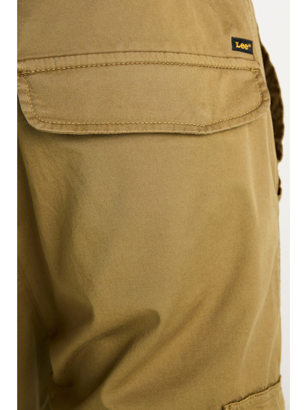 Regular Fit Normal Kesim Ribanalı Paça Kargo Cepli Haki Jogger Pantolon-5