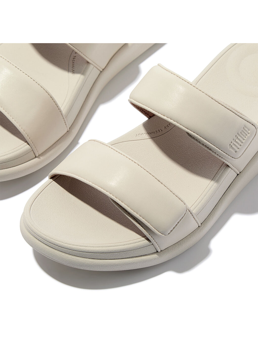 Ekru Kadın Terlik IW2-090 / 675/ A99 Fit Flop F-MODE GO Adjustable Two-Bar Slides-5