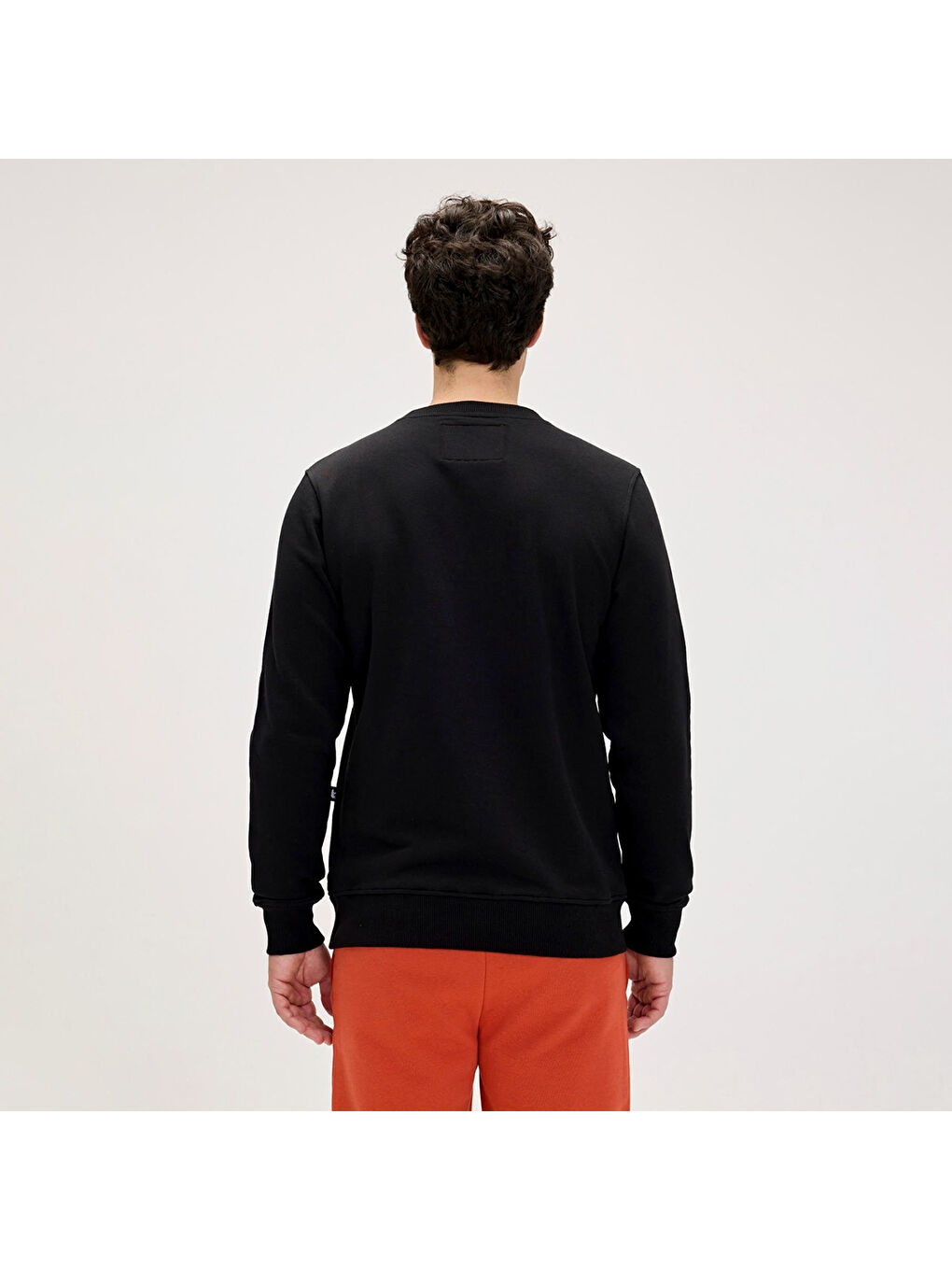 Snow Erkek Siyah Sweatshirt-1