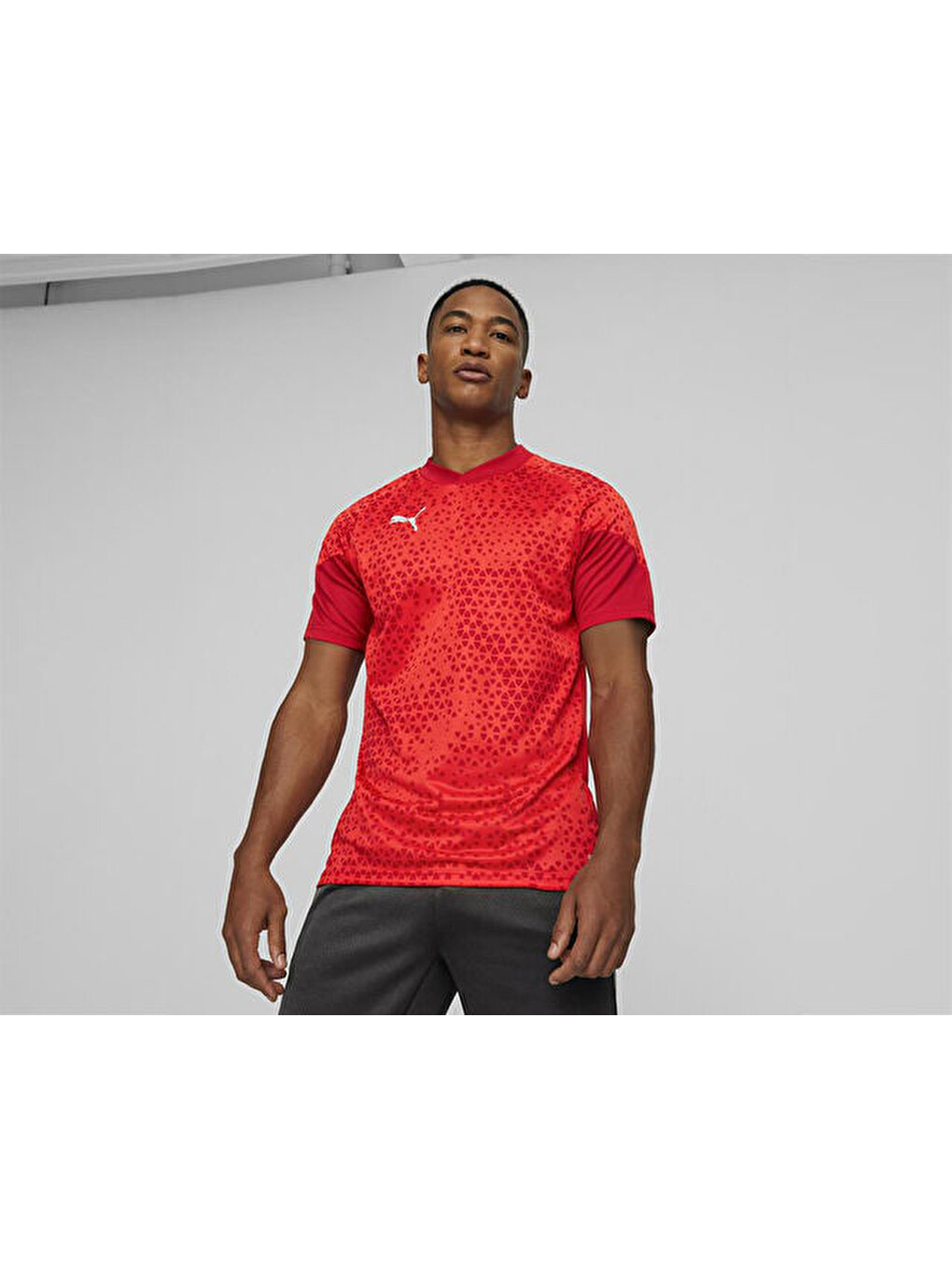 Teamcup Training Jersey Erkek Futbol Tişörtü 65798401 Kırmızı-2