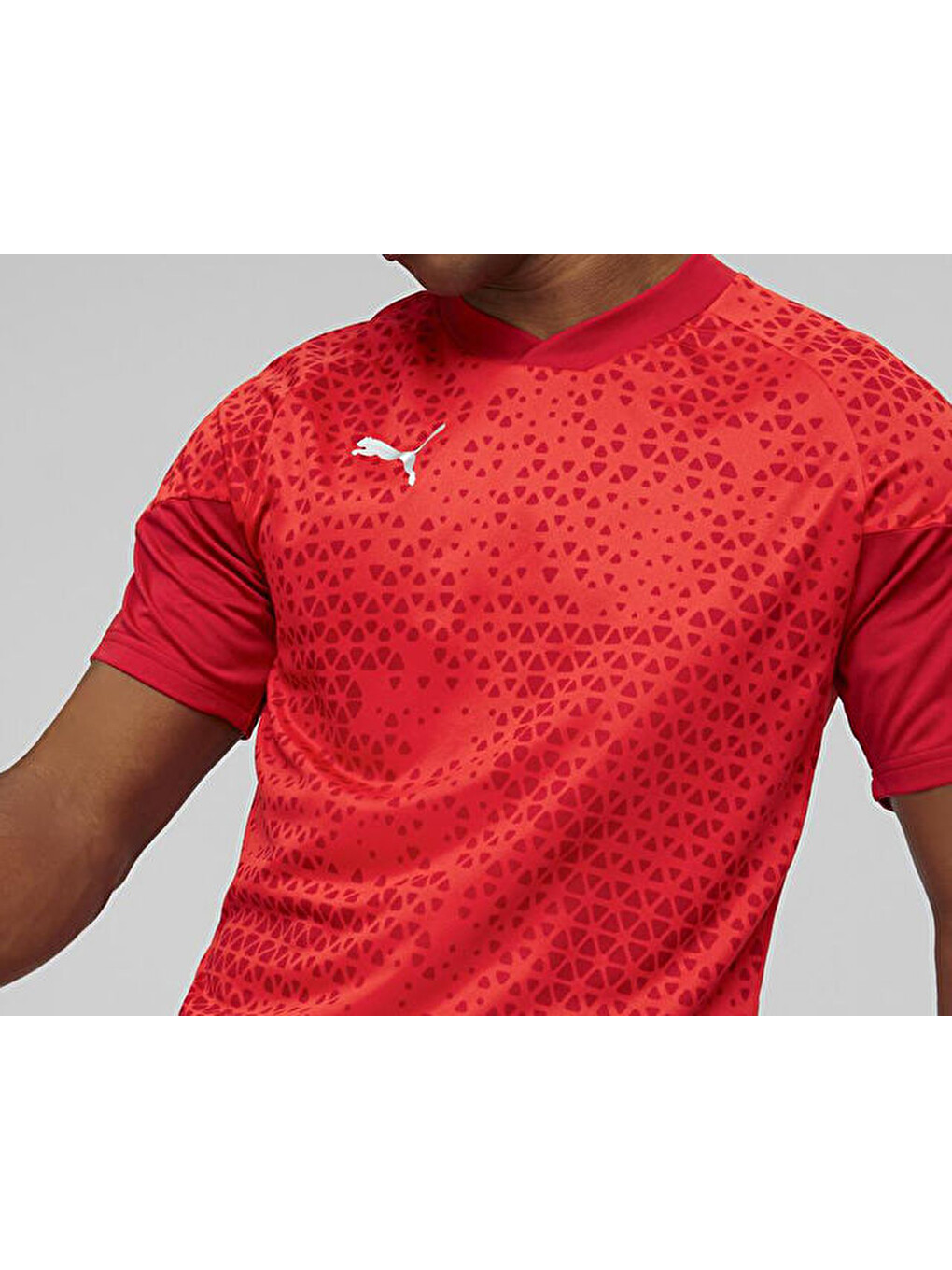 Teamcup Training Jersey Erkek Futbol Tişörtü 65798401 Kırmızı-4