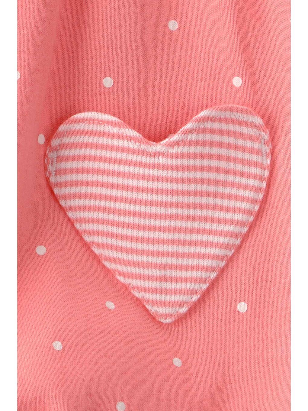 Kız Bebek Kısa Tulum 3 Ay-24 Ay Pembe-2